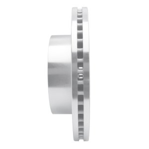 Nissan Titan XD Brake Rotor (1) - Front Right - R1 Concepts - Drilled & Slotted - Silver - `16-`24